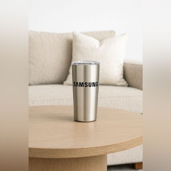 Samsung 20oz Stainless Steel Tumbler with Lid – Insulated Travel Cup - Picture 1 of 10